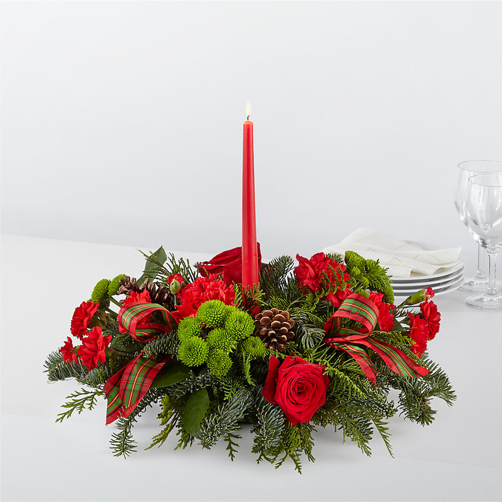 By the Candlelight Centerpiece – Platte Floral, Colorado Springs CO