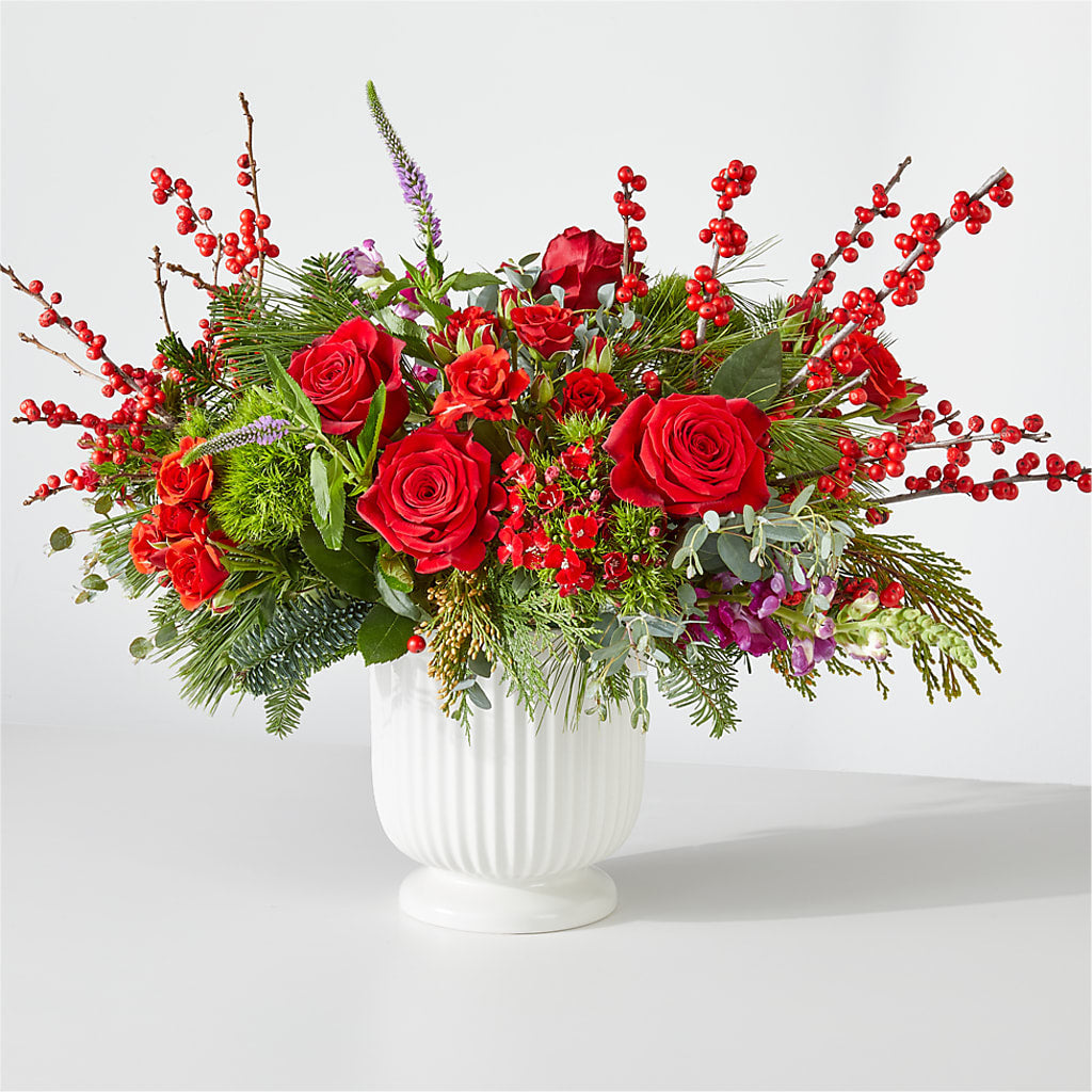 Big Red Bow Bouquet – Platte Floral, Colorado Springs CO