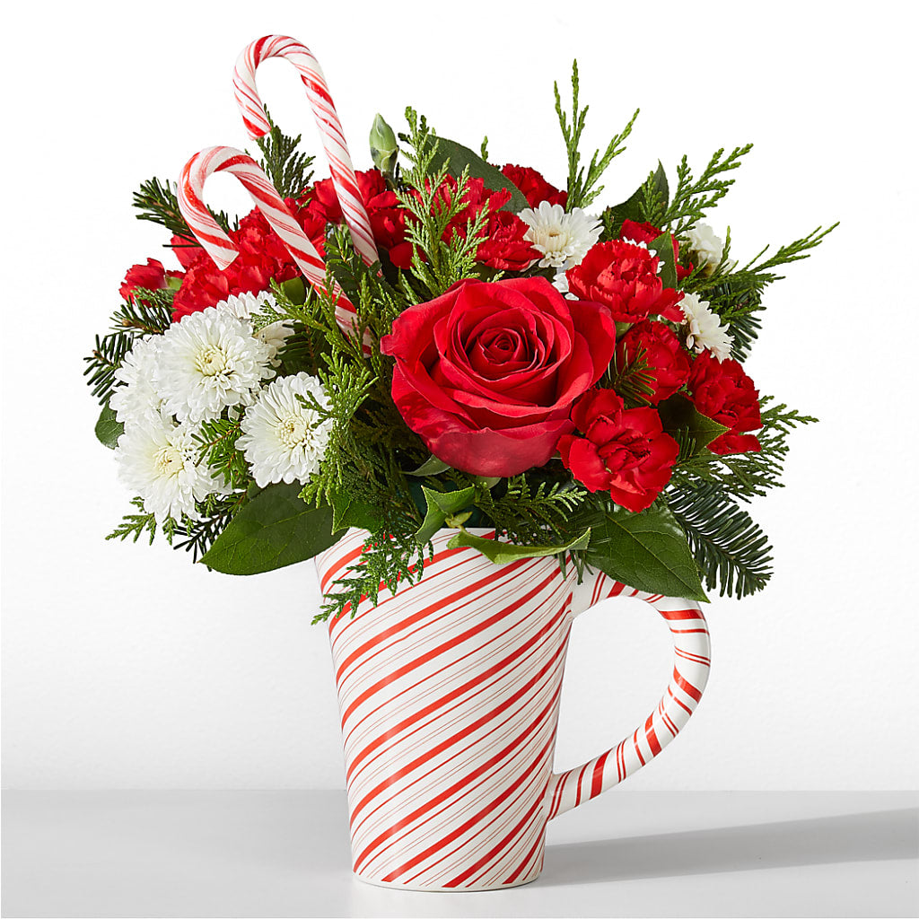 Peppermint Swirl Mug – Platte Floral, Colorado Springs CO
