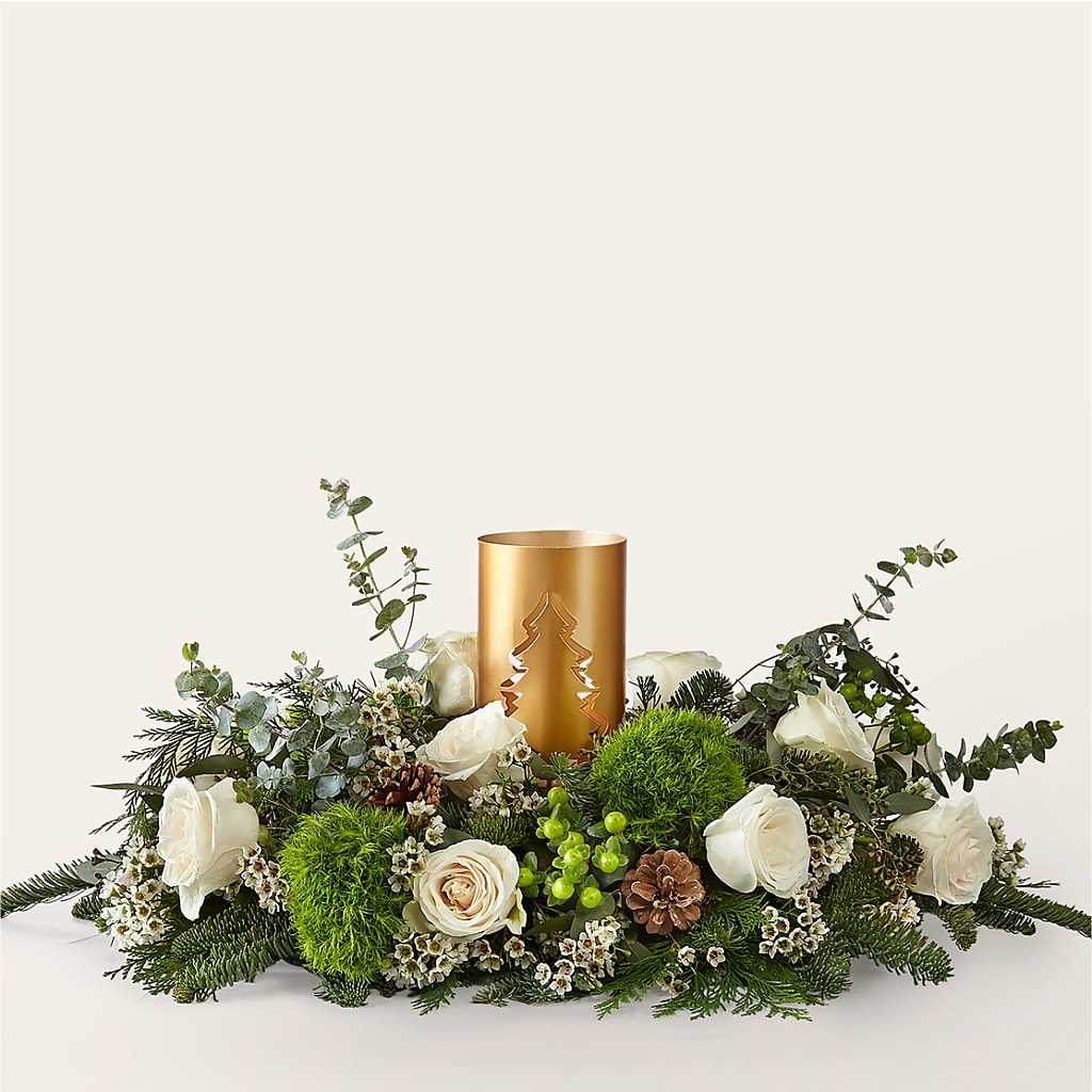 Chestnuts Roasting Centerpiece – Platte Floral, Colorado Springs CO