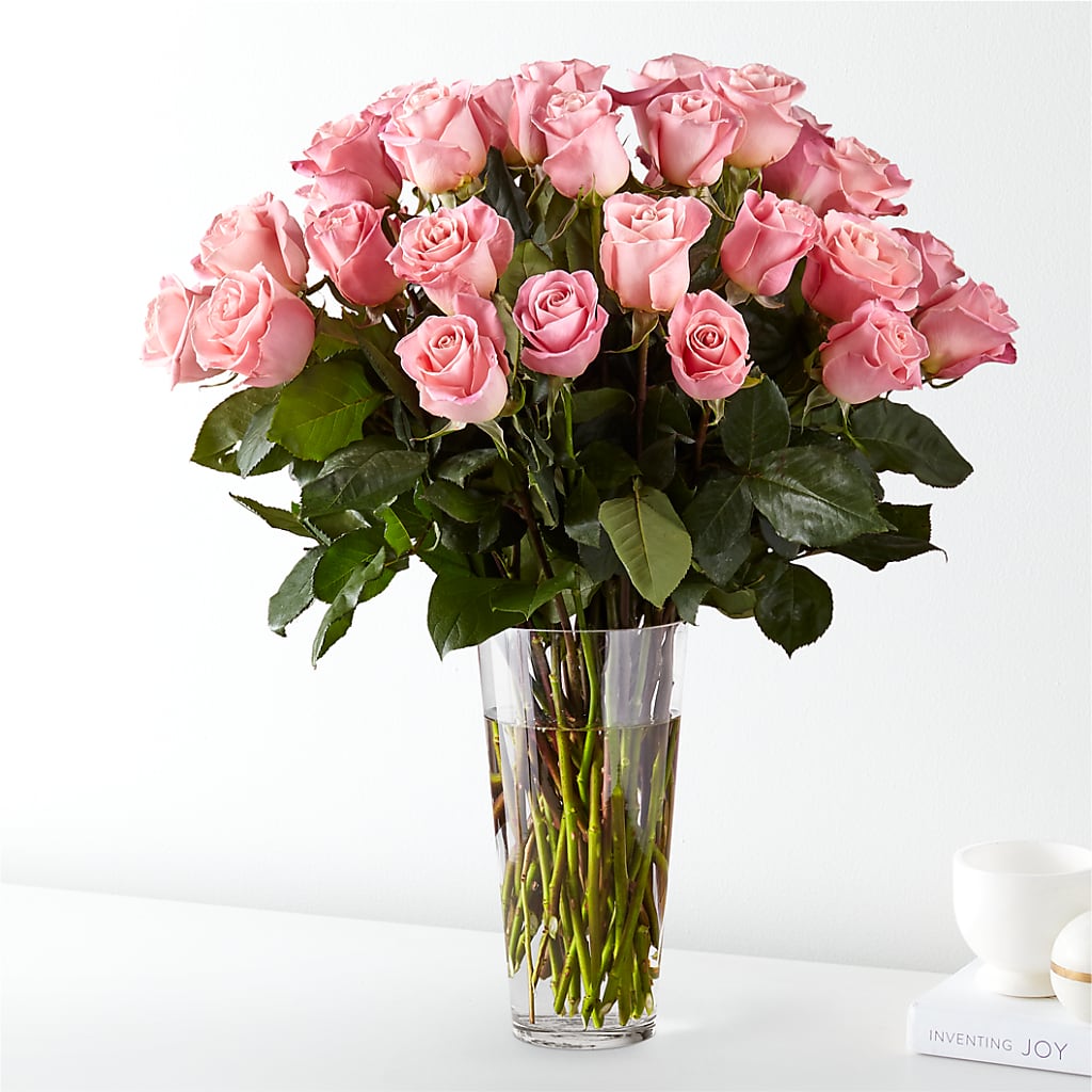 Long Stem Pink Rose Bouquet – Platte Floral, Colorado Springs CO
