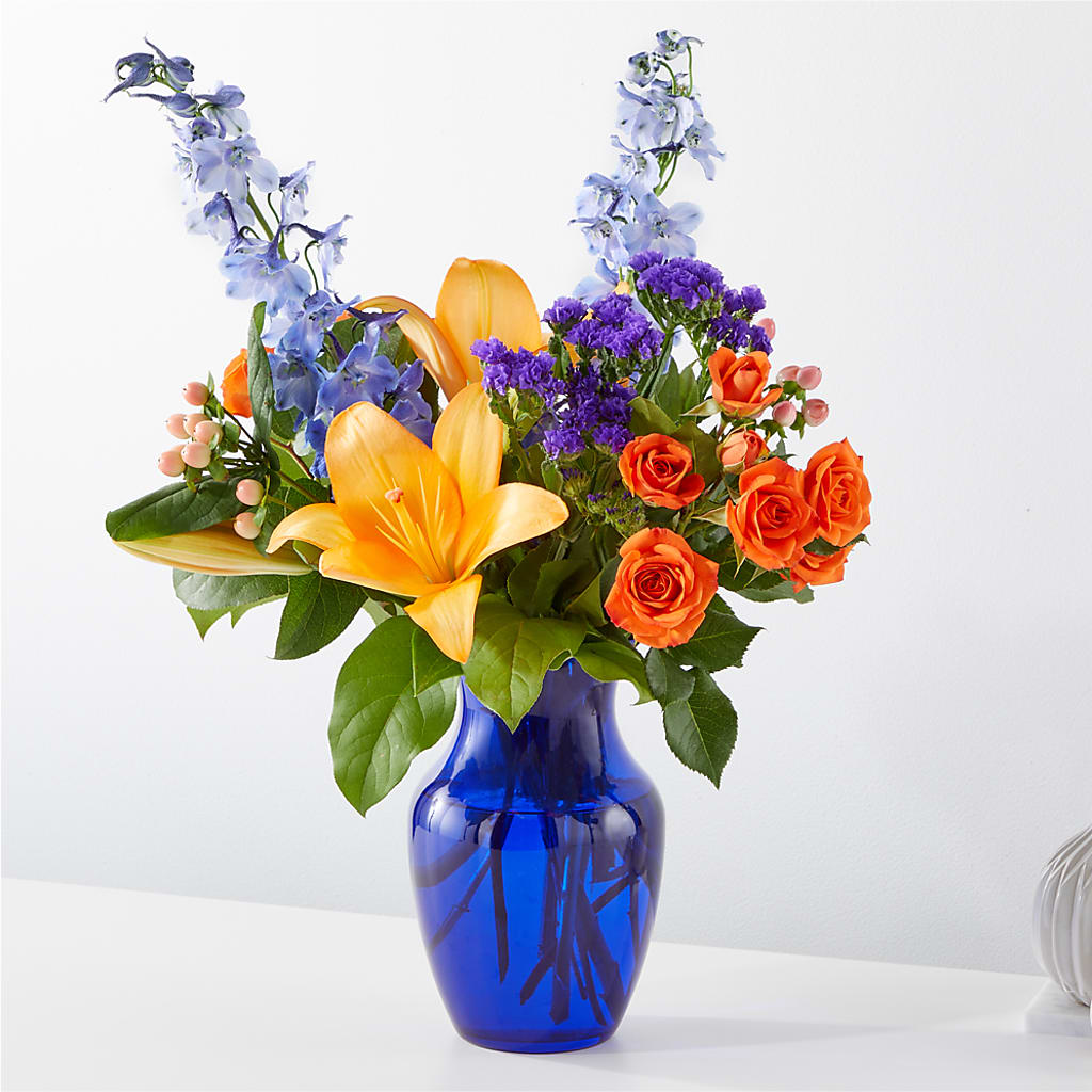 Radiant Citrus Bouquet – Platte Floral, Colorado Springs CO
