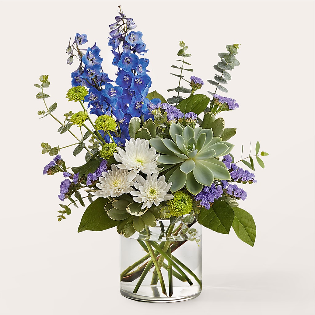 Cerulean Waves Bouquet – Platte Floral, Colorado Springs CO