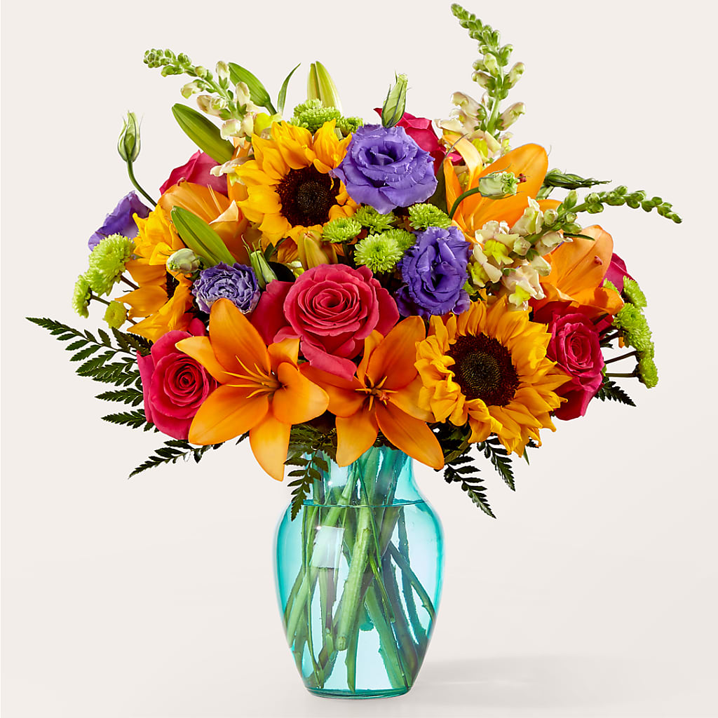 Double Rainbow Bouquet – Platte Floral, Colorado Springs CO