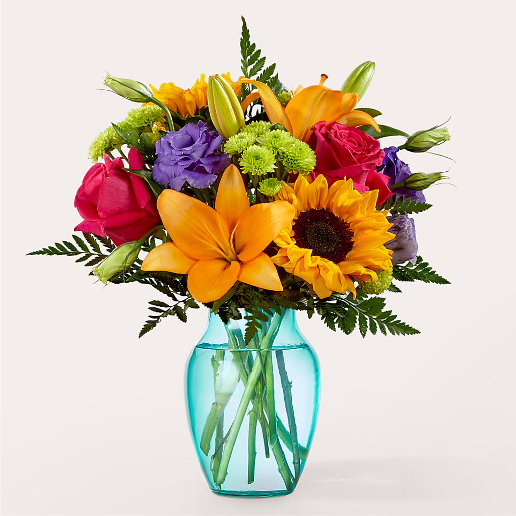 Double Rainbow Bouquet – Platte Floral, Colorado Springs CO