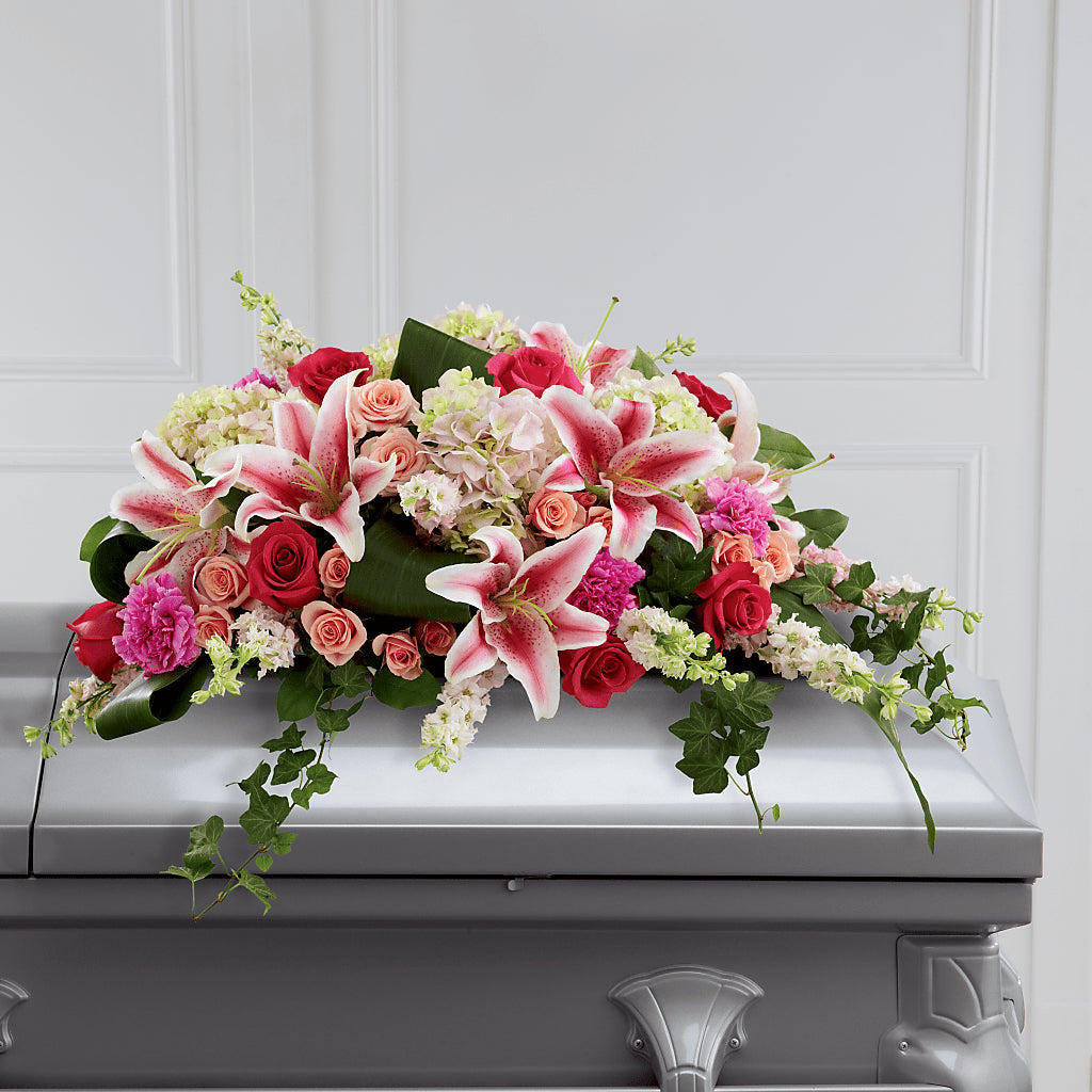 Splendid Grace Casket Spray – Platte Floral, Colorado Springs CO