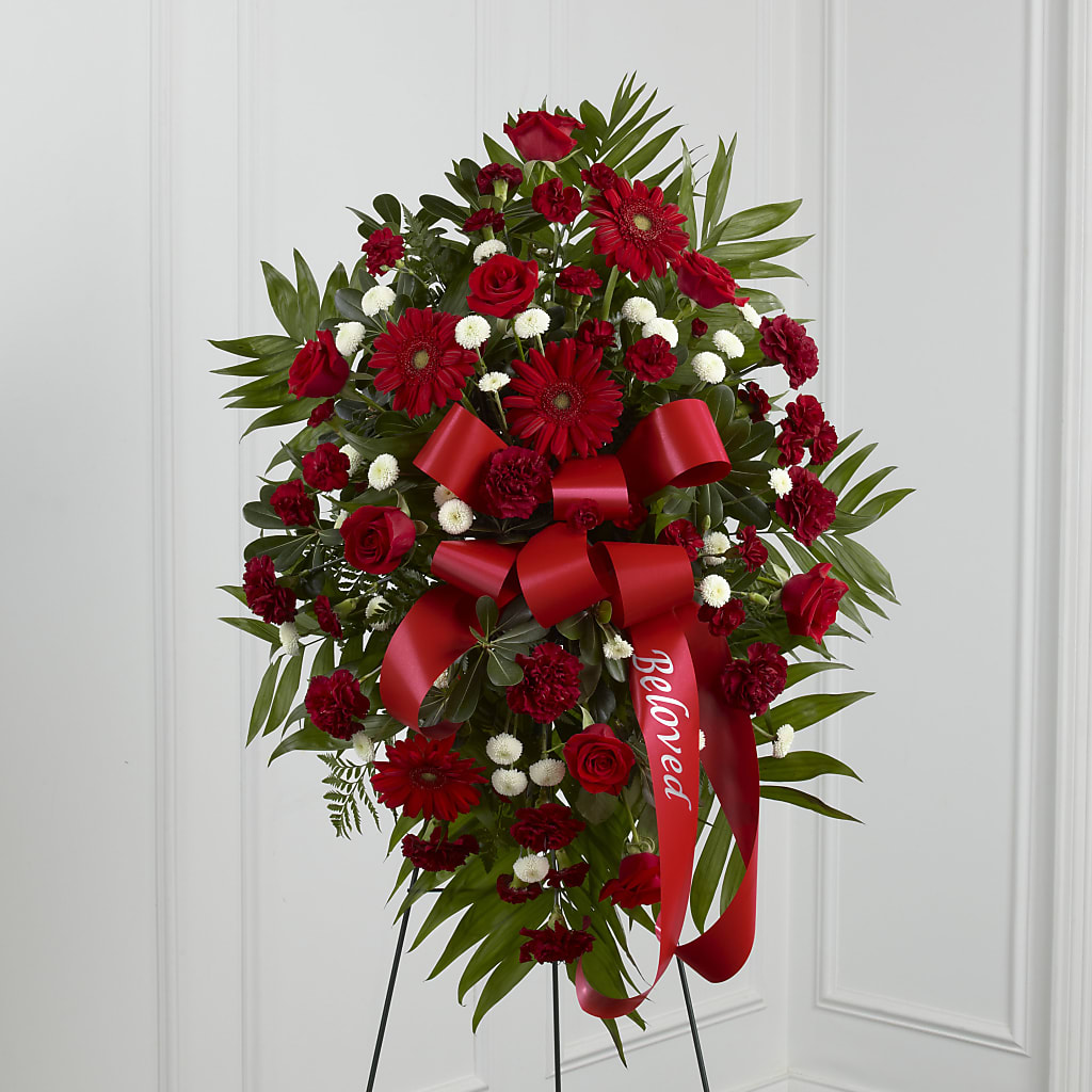 Treasured Memories Standing Spray – Platte Floral, Colorado Springs CO