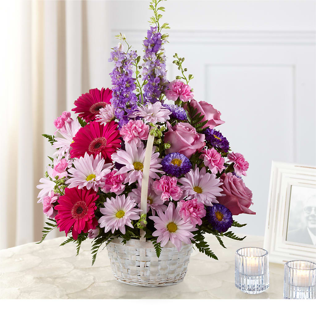 Pastel Peace Basket – Platte Floral, Colorado Springs CO