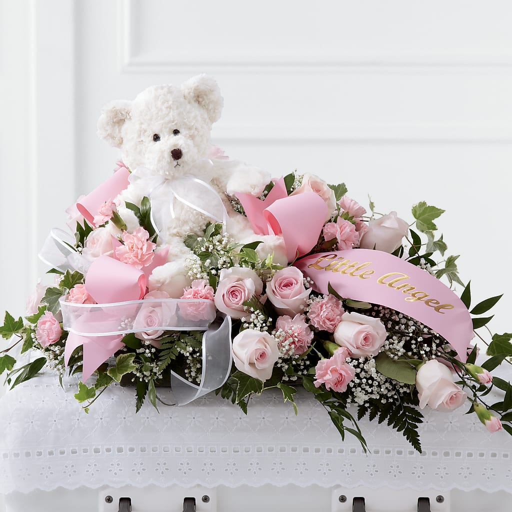 Touch of Sympathy Casket Spray – Platte Floral, Colorado Springs CO