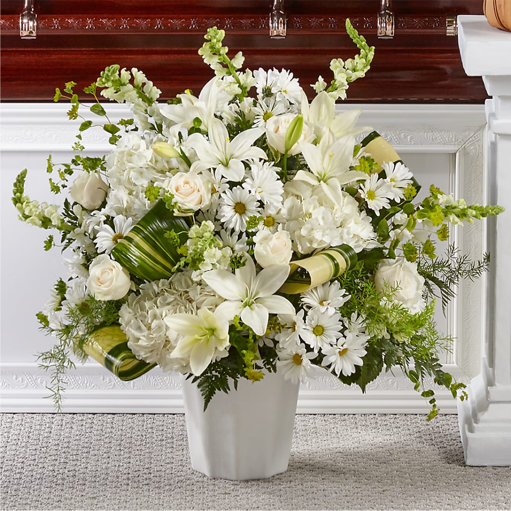 Thoughts of Tranquility Floor Basket – Platte Floral, Colorado Springs CO