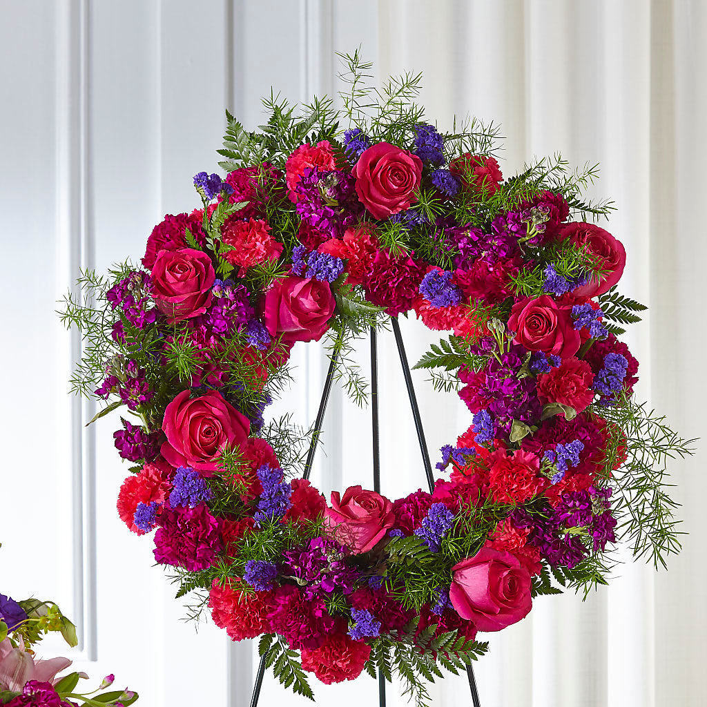 Calming Colors Wreath – Platte Floral, Colorado Springs CO
