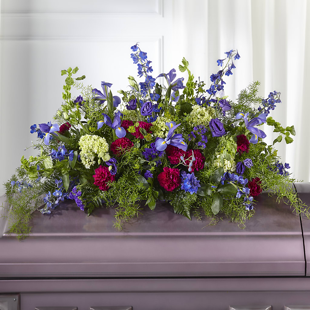 Always Treasured Casket Spray – Platte Floral, Colorado Springs CO
