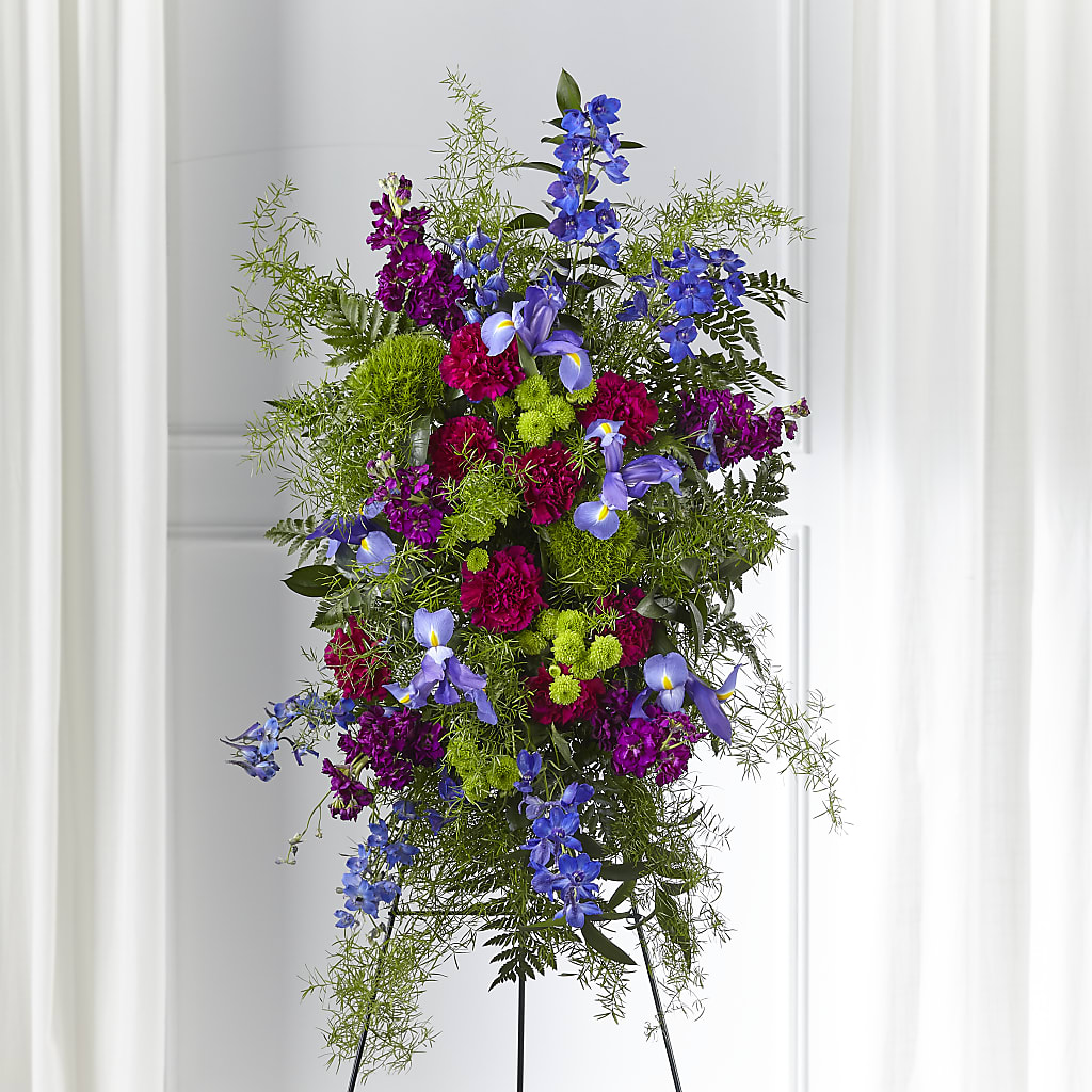 Heavenly Skies Standing Spray – Platte Floral, Colorado Springs CO