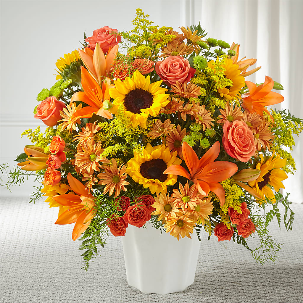 Harvest Thoughts Floor Basket – Platte Floral, Colorado Springs CO