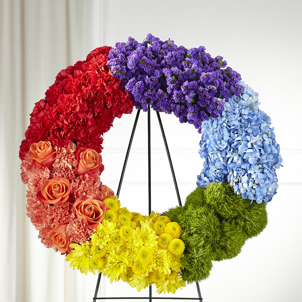 Circle of Love Wreath – Platte Floral, Colorado Springs CO