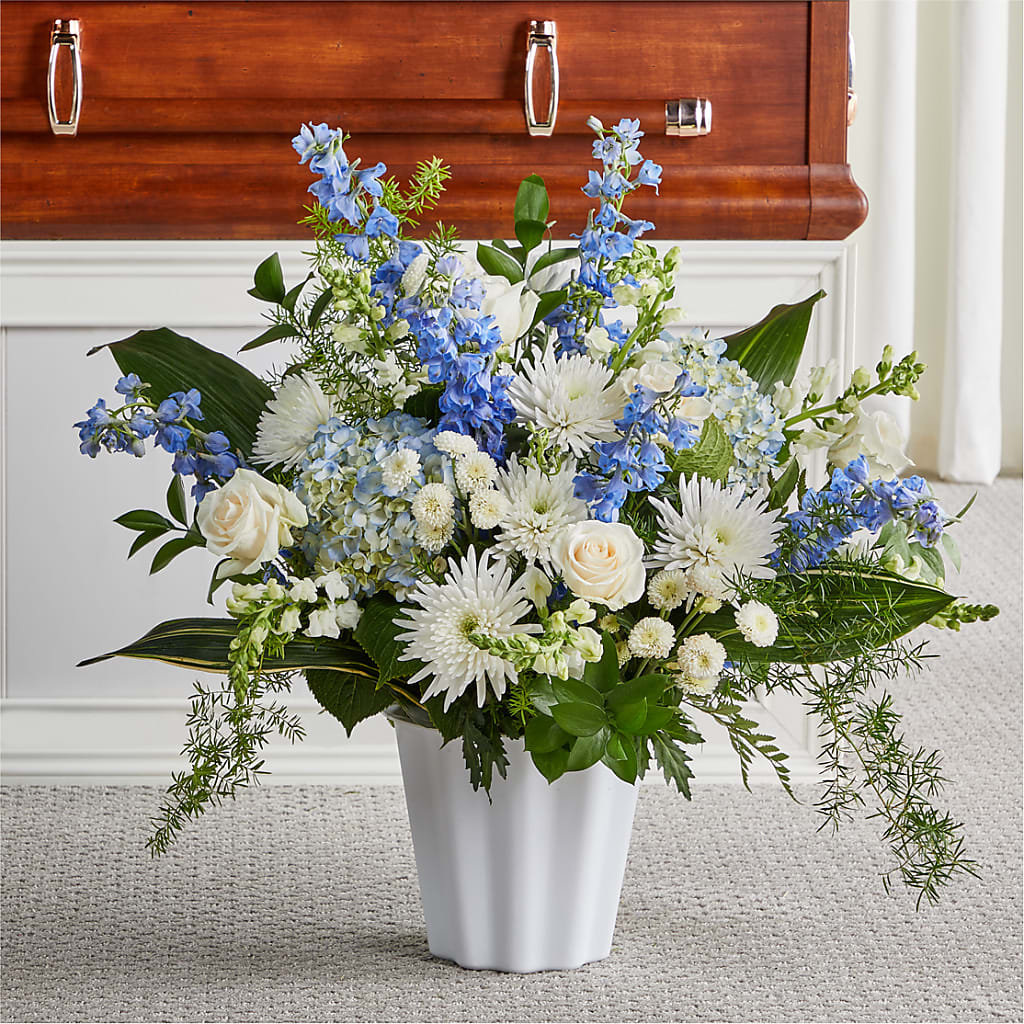 Everlasting Memories Floor Basket – Platte Floral, Colorado Springs CO
