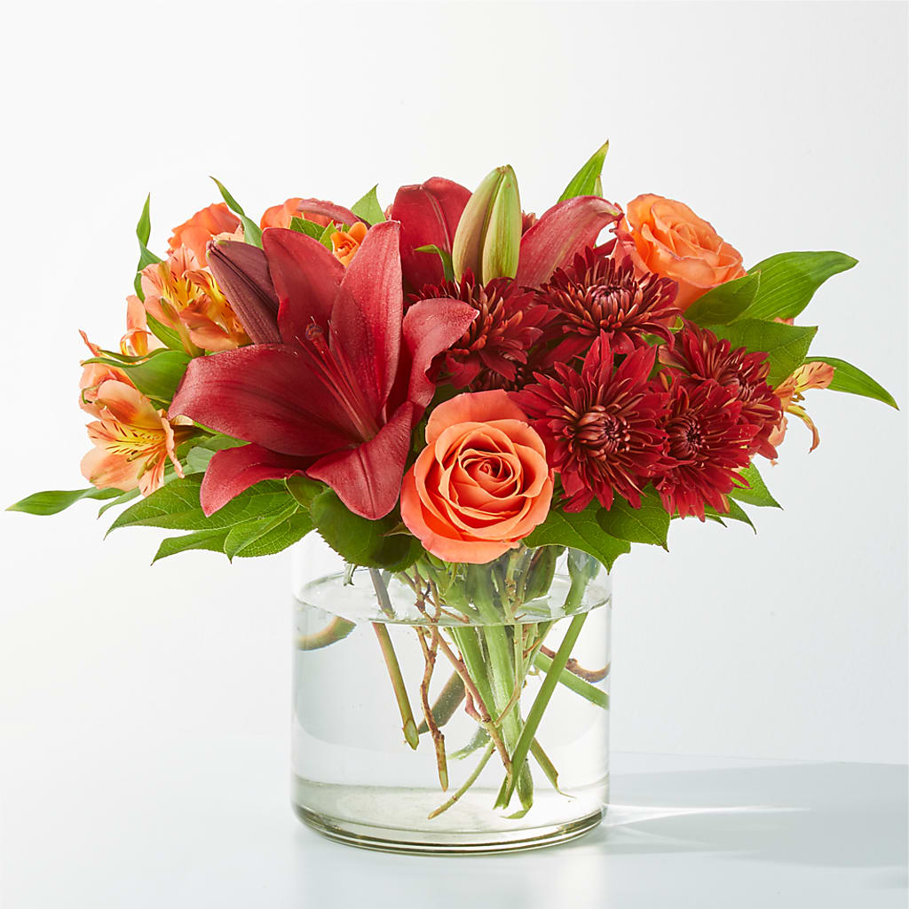 Crimson Leaves Bouquet – Platte Floral, Colorado Springs CO