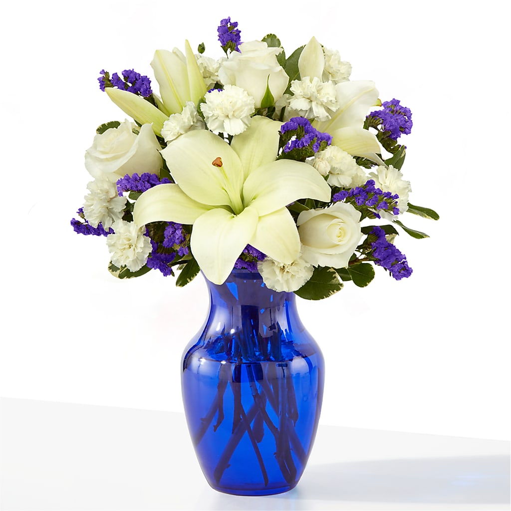 Sapphire Rush Bouquet – Platte Floral, Colorado Springs CO