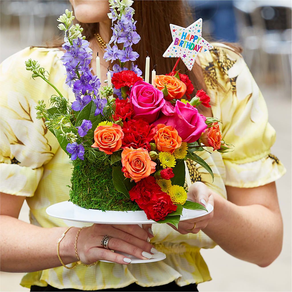 Best Year Yet Floral Cake – Platte Floral, Colorado Springs CO