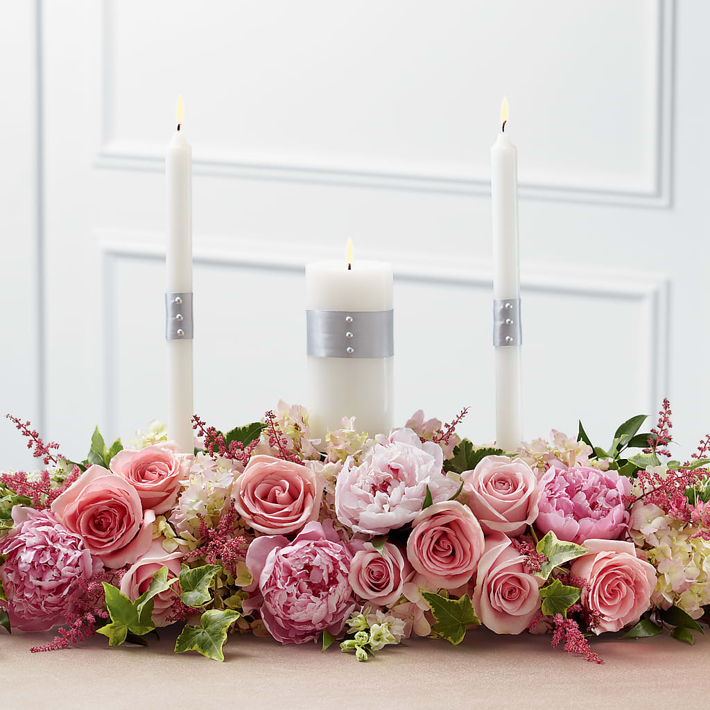 Worldwide Romance Unity Candle Arrangement – Platte Floral, Colorado Springs CO
