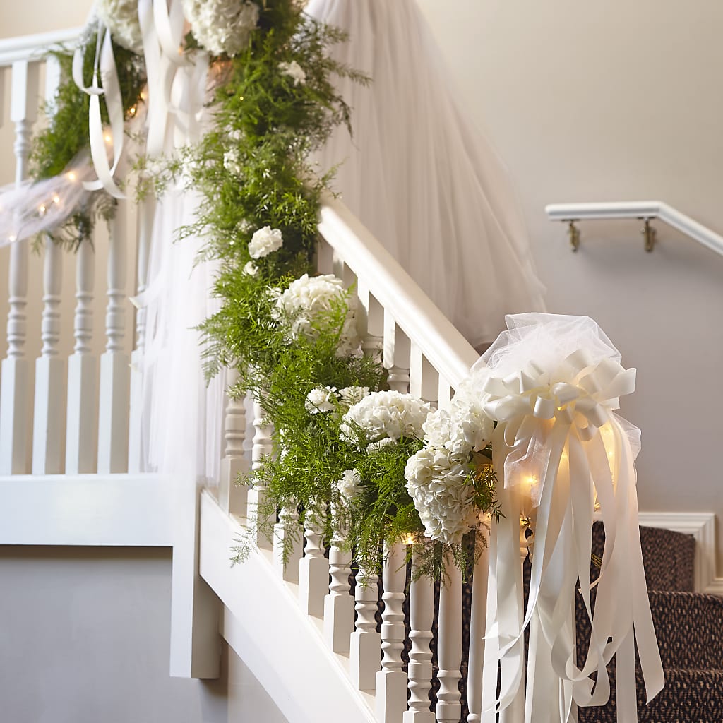 Champagne Dreams Garland – Platte Floral, Colorado Springs CO