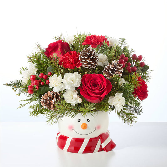 Jolly Snowman Bouquet –  Platte Floral, Colorado Springs CO