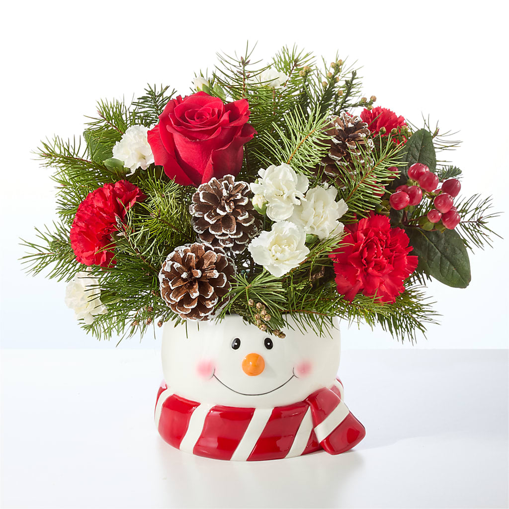 Jolly Snowman Bouquet –  Platte Floral, Colorado Springs CO