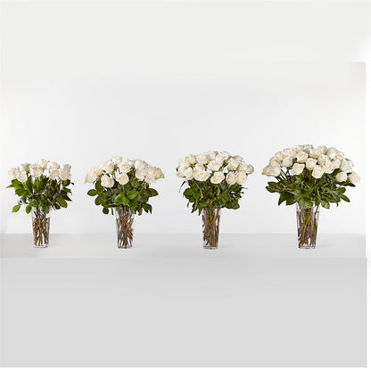 Long Stem White Rose Bouquet –  Platte Floral, Colorado Springs CO