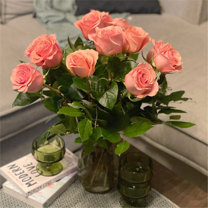 Long Stem Pink Rose Bouquet –  Platte Floral, Colorado Springs CO