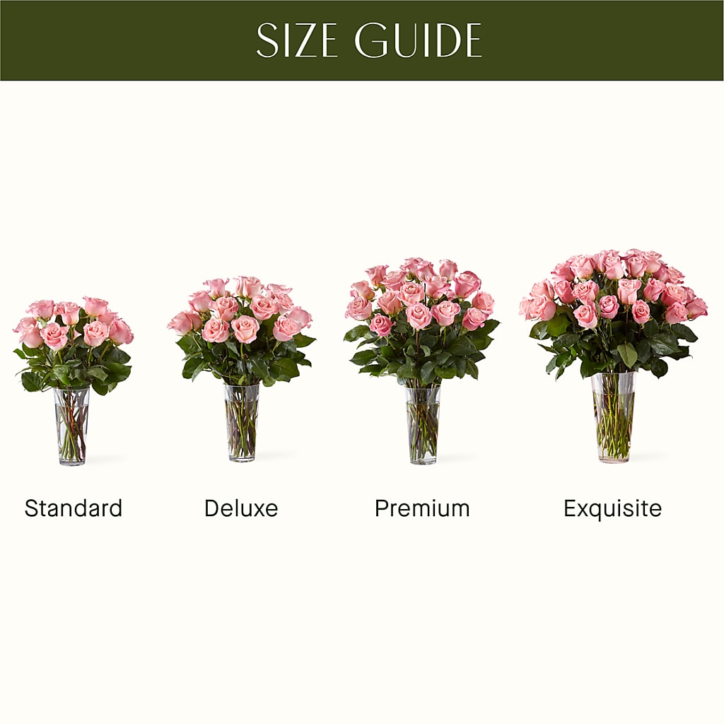Long Stem Pink Rose Bouquet –  Platte Floral, Colorado Springs CO