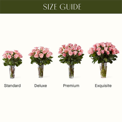 Long Stem Pink Rose Bouquet –  Platte Floral, Colorado Springs CO
