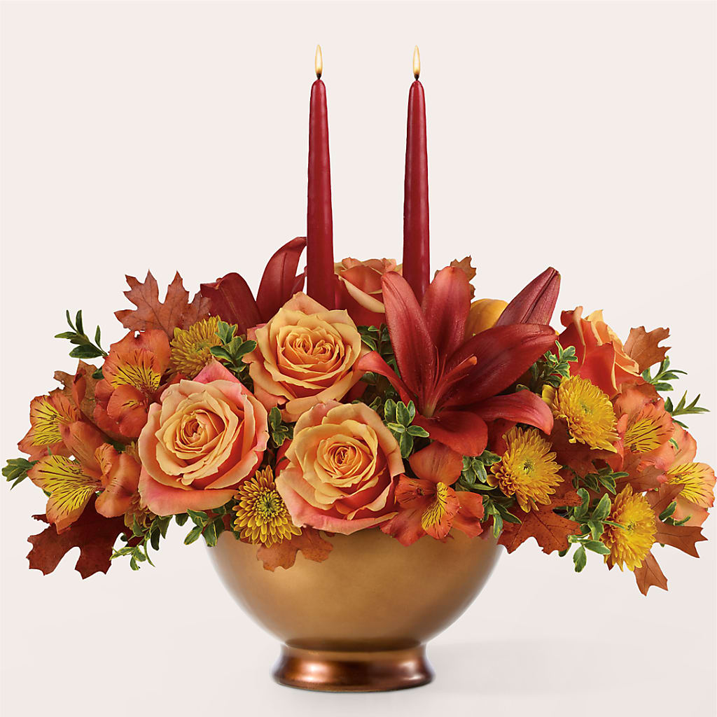 Harvest Table Centerpiece –  Platte Floral, Colorado Springs CO