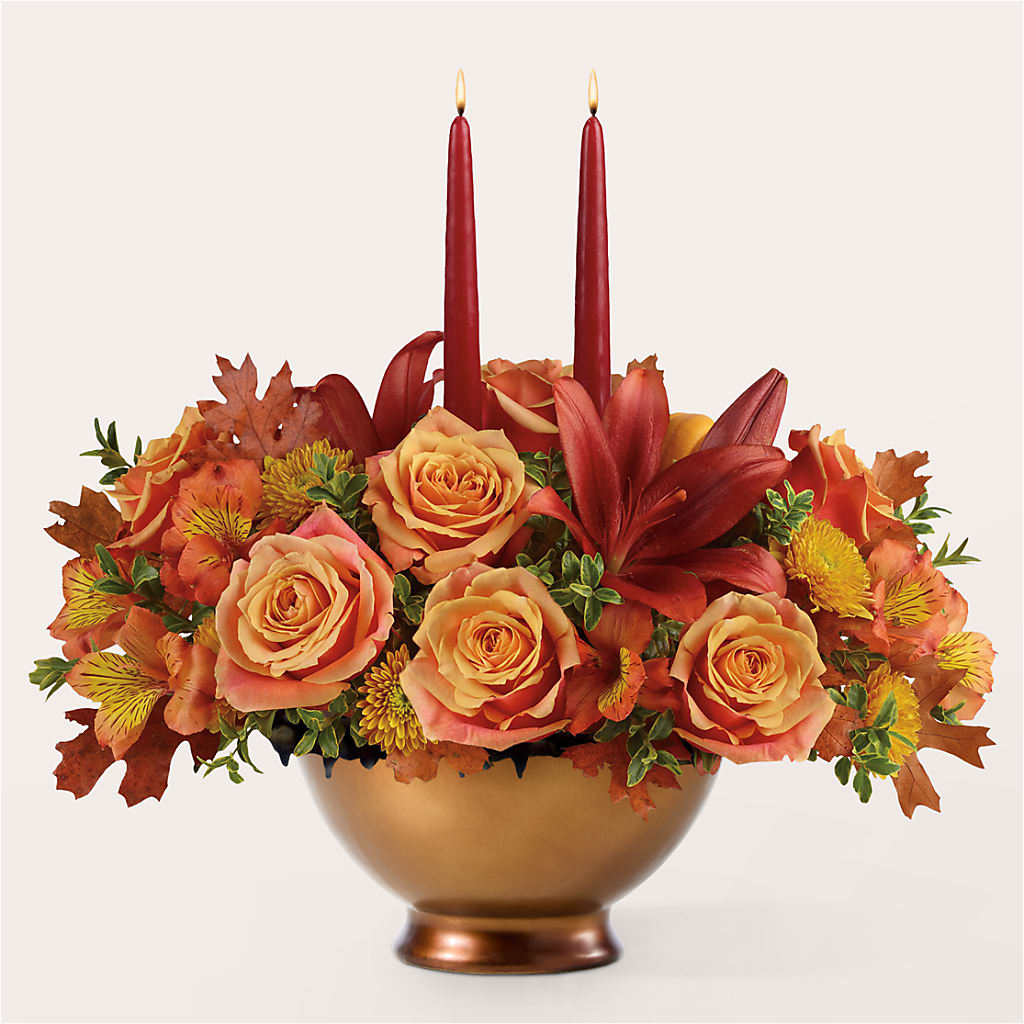 Harvest Table Centerpiece –  Platte Floral, Colorado Springs CO