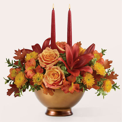 Harvest Table Centerpiece –  Platte Floral, Colorado Springs CO