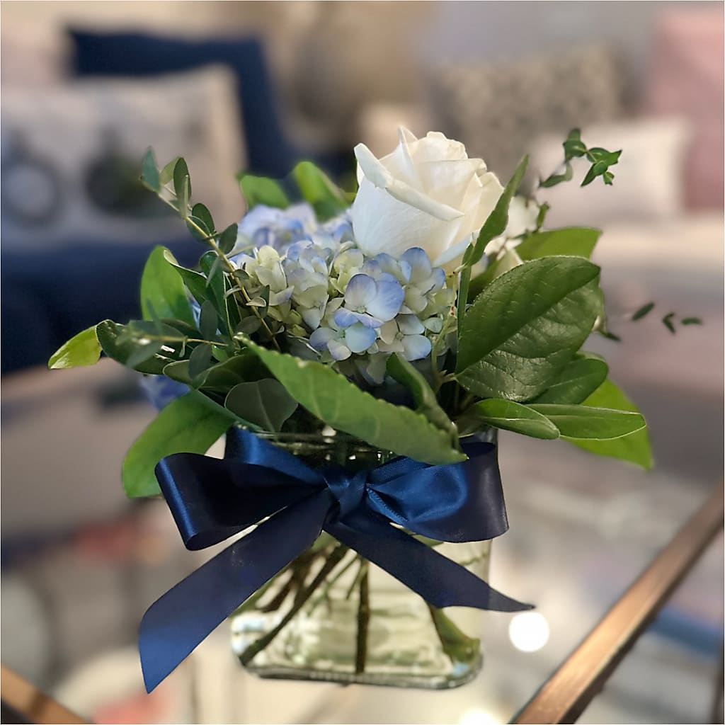 Sky Blue Delight Bouquet –  Platte Floral, Colorado Springs CO
