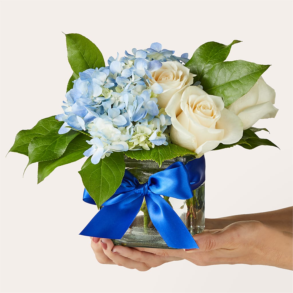 Sky Blue Delight Bouquet –  Platte Floral, Colorado Springs CO