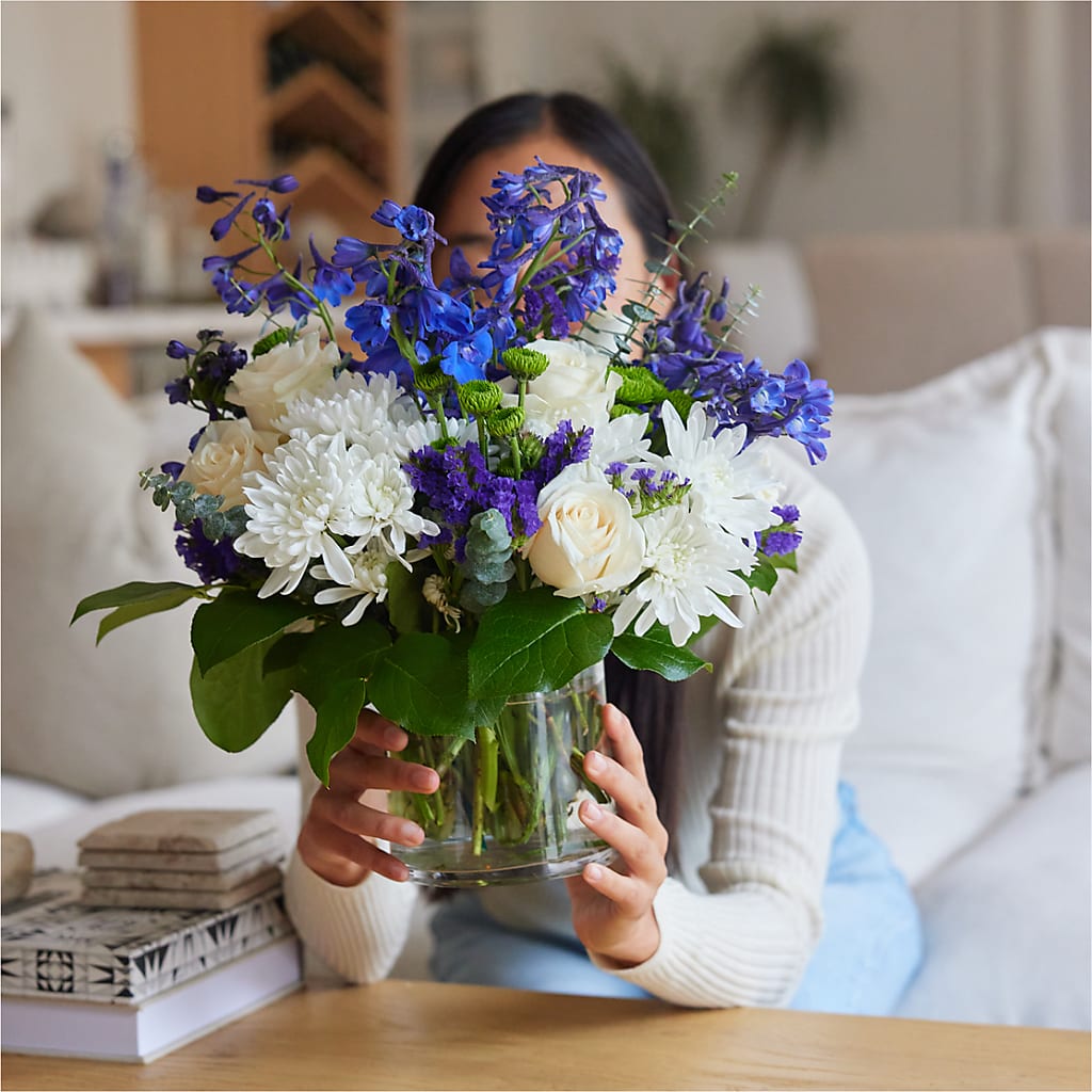 Cerulean Waves Bouquet –  Platte Floral, Colorado Springs CO