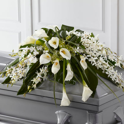 Angel Wings Casket Spray –  Platte Floral, Colorado Springs CO