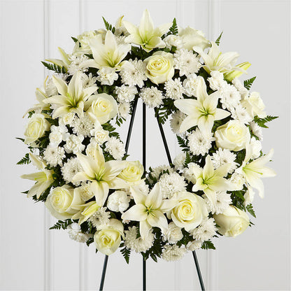 Treasured Tribute Wreath –  Platte Floral, Colorado Springs CO