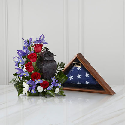 Patriotic Tribute Arrangement –  Platte Floral, Colorado Springs CO