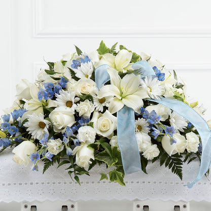 Tender Treasure Casket Spray –  Platte Floral, Colorado Springs CO
