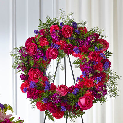 Calming Colors Wreath –  Platte Floral, Colorado Springs CO