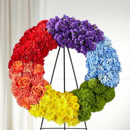 Circle of Love Wreath –  Platte Floral, Colorado Springs CO