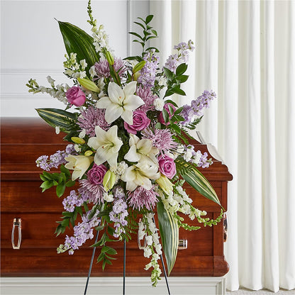 Grateful Hearts Standing Spray –  Platte Floral, Colorado Springs CO