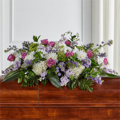 Meadows of Serenity Casket Spray –  Platte Floral, Colorado Springs CO