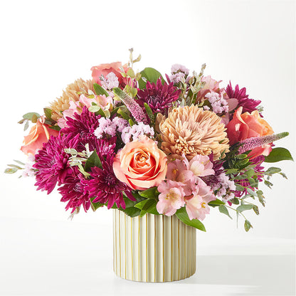 Berry Cobbler Bouquet with Ivory Vase –  Platte Floral, Colorado Springs CO