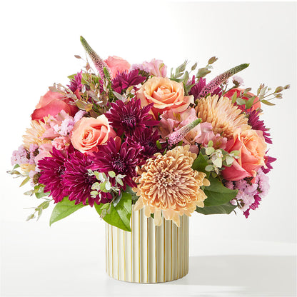 Berry Cobbler Bouquet with Ivory Vase –  Platte Floral, Colorado Springs CO