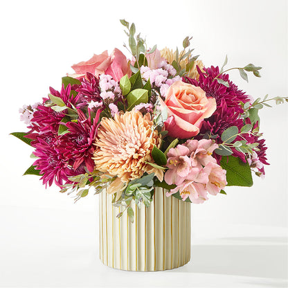 Berry Cobbler Bouquet with Ivory Vase –  Platte Floral, Colorado Springs CO
