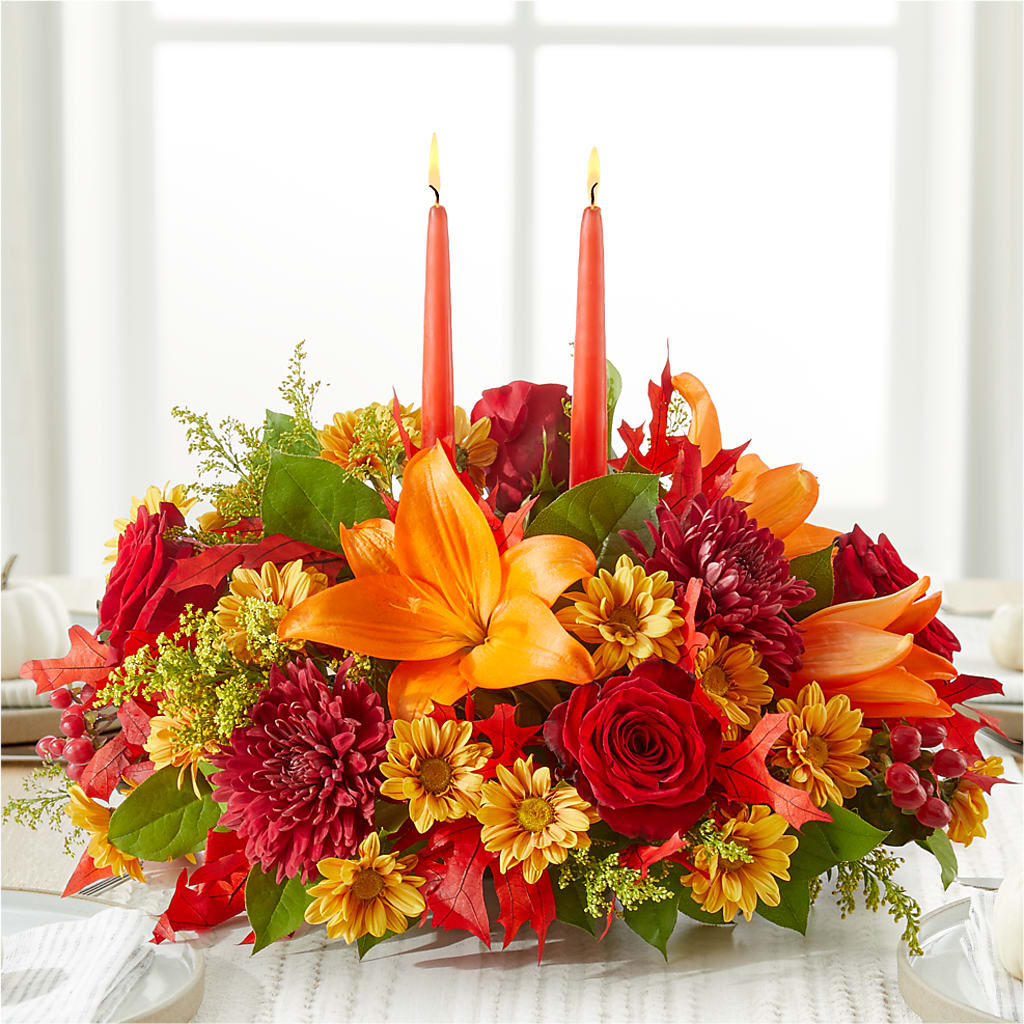 Autumn's Embrace Centerpiece –  Platte Floral, Colorado Springs CO