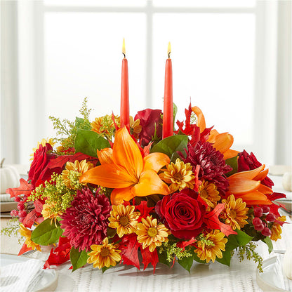 Autumn's Embrace Centerpiece –  Platte Floral, Colorado Springs CO